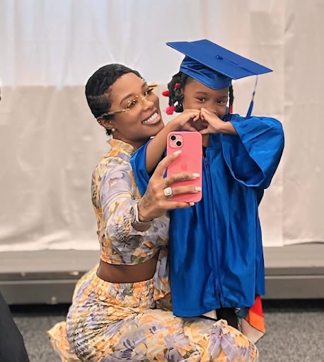 Briana Hampton with daughter