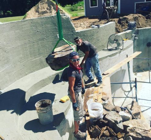 Luxurious Pools making process by lucas lagoon