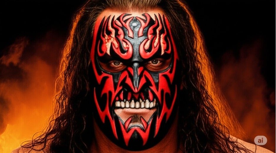 WWE made us believe that Kane needed the mask due to burns that were caused by the fire that The Undertaker started.