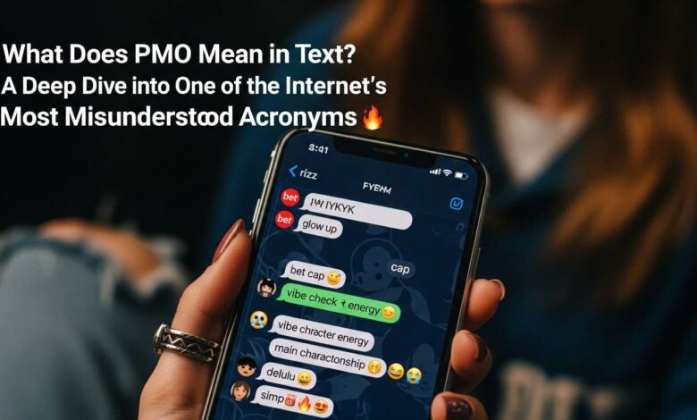 What Does PMO Mean in Text