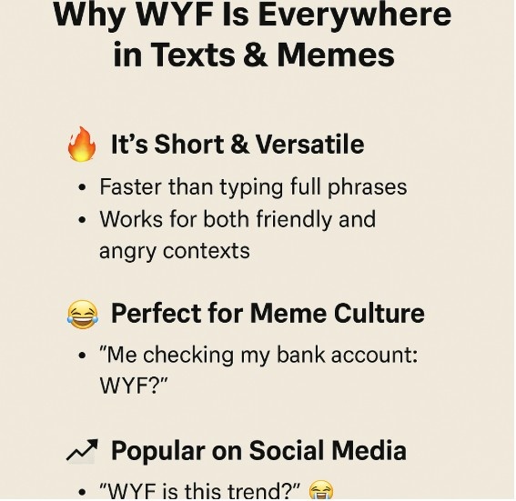 Why WYF Is Everywhere in Texts & Memes